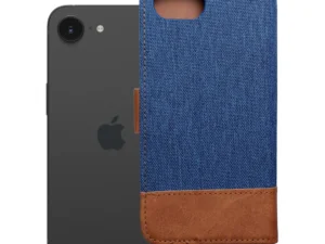 Flip case for iPhone 16e (SE 4 2025) Jeans Book blue