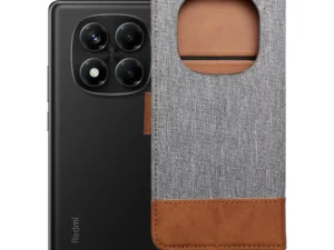 Flip case for Xiaomi Redmi NOTE 14 PRO 4G Jeans Book gray