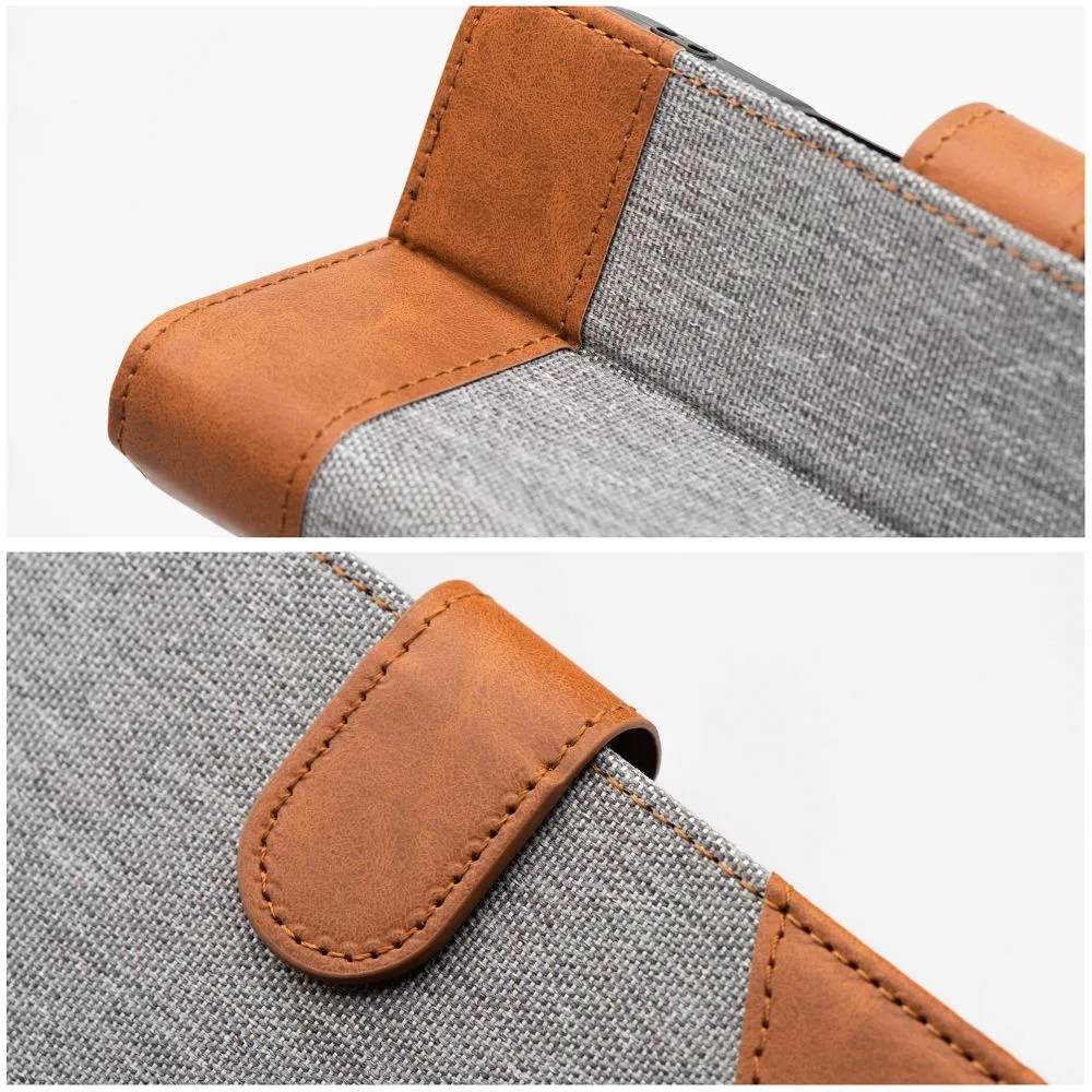 Flip case for Xiaomi Redmi NOTE 14 PRO 4G Jeans Book gray - Image 6