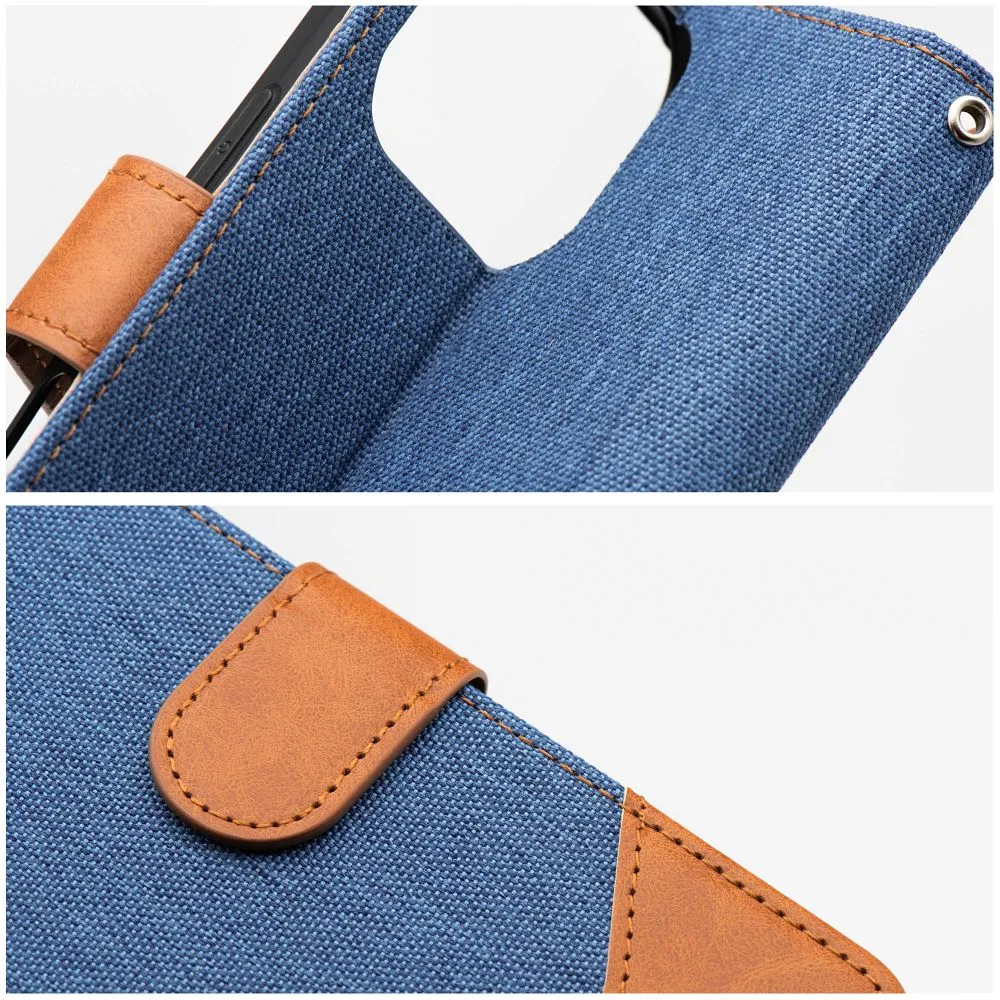 Flip case for Samsung A37 5G Jeans Book blue - 2. kép