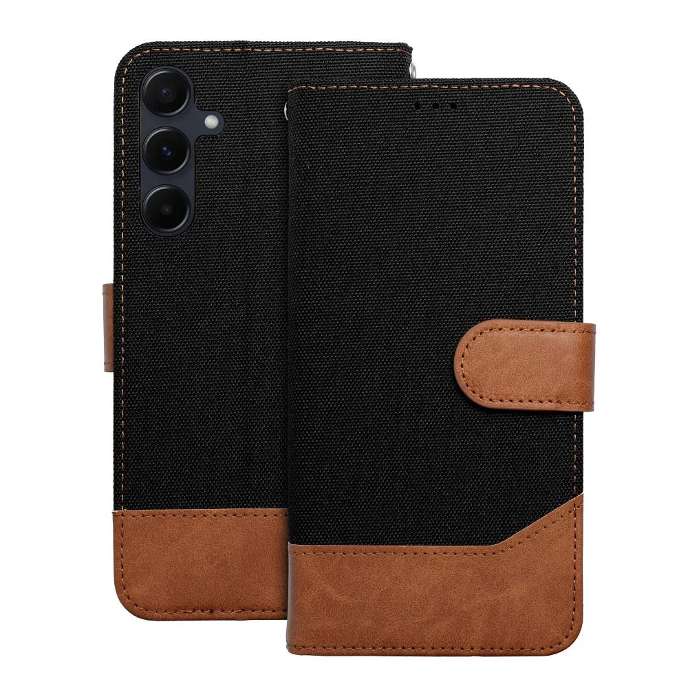 Flip case for Xiaomi Redmi NOTE 17 4G / 5G Jeans Book black - Image 2