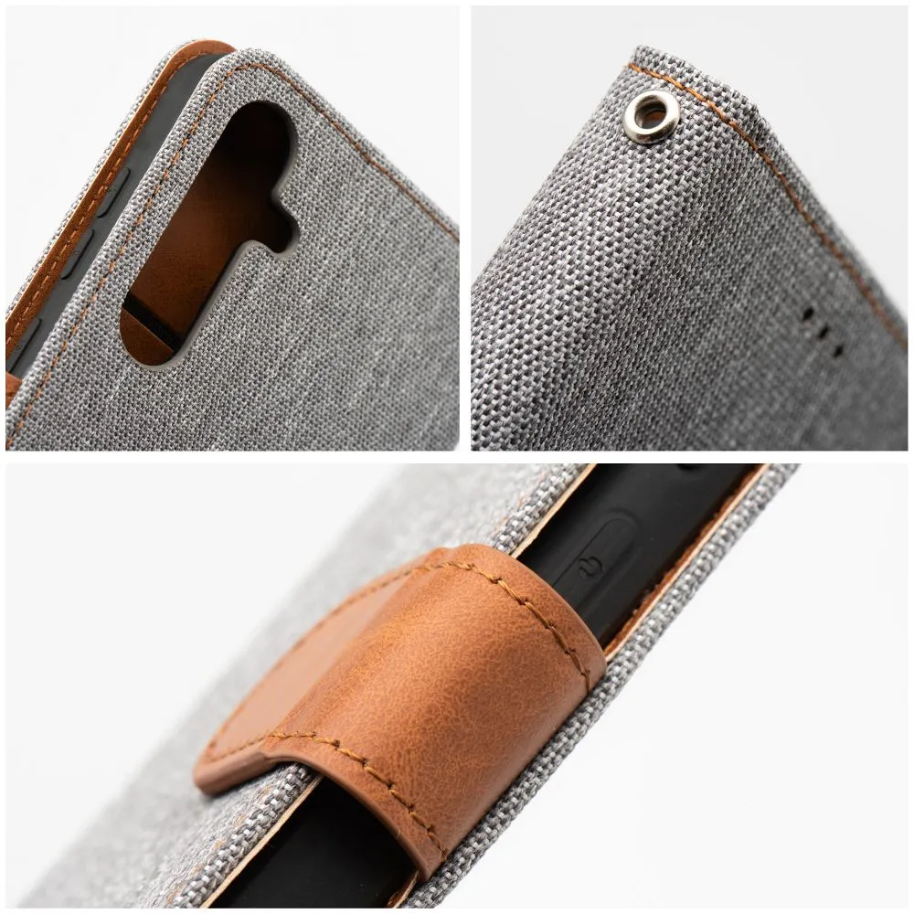 Flip case for Xiaomi Redmi NOTE 17 PRO 5G Jeans Book gray - Image 6