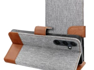 Flip case for Xiaomi Redmi NOTE 17 PRO MAX 5G Jeans Book gray
