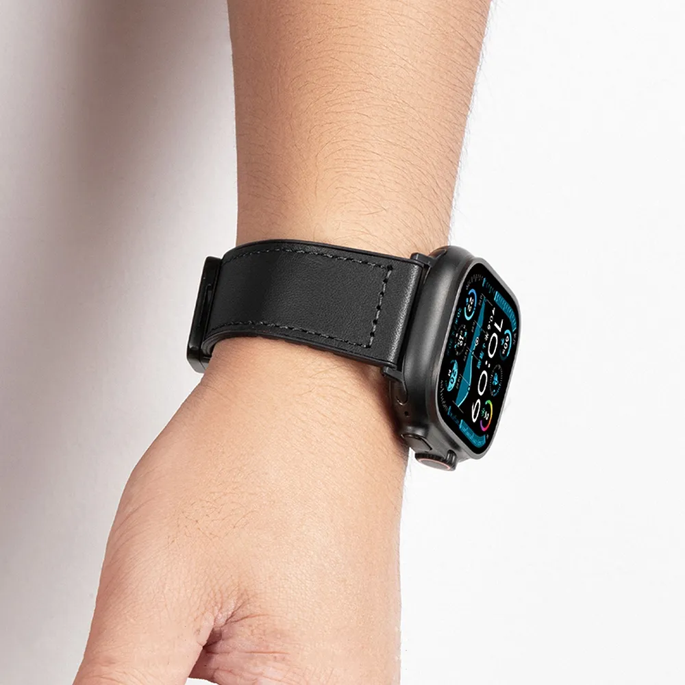 Strap to Apple Watch Forcell F-Design FA21 magnetic eco-friendly leather 42 / 44 / 45 / 49 mm brown - Image 5