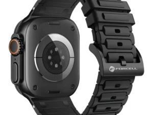 Strap to Apple Watch Forcell F-Design FA06 silicone holes 42 / 44 / 45 / 49 mm black