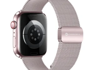 Strap to Apple Watch Forcell F-Design FA14 magnetic steel 42 / 44 / 45 / 49 mm pink