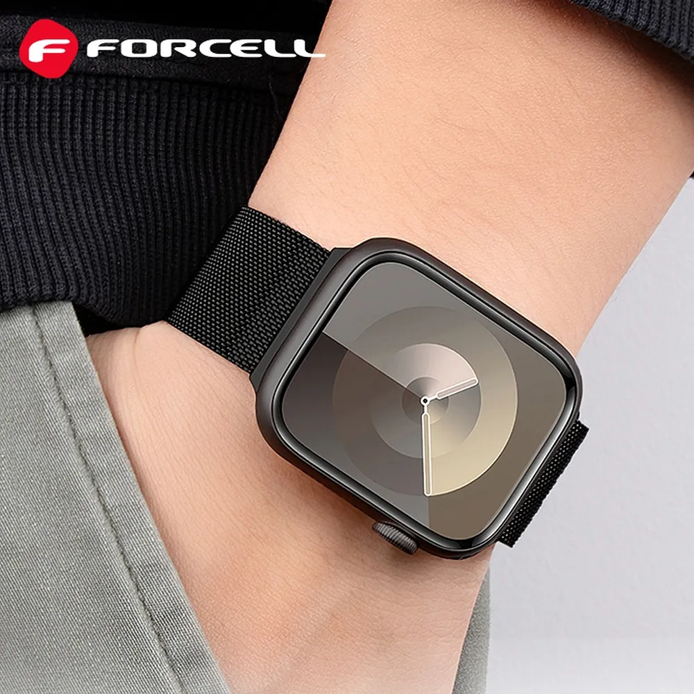 Strap to Apple Watch Forcell F-Design FA14 magnetic steel 42 / 44 / 45 / 49 mm pink - Image 2