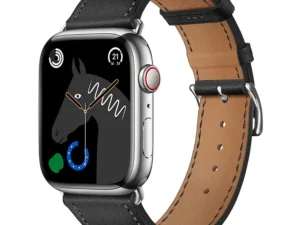 Strap to Apple Watch Forcell F-Design FA20 holes eco-friendly leather 42 / 44 / 45 / 49 mm black