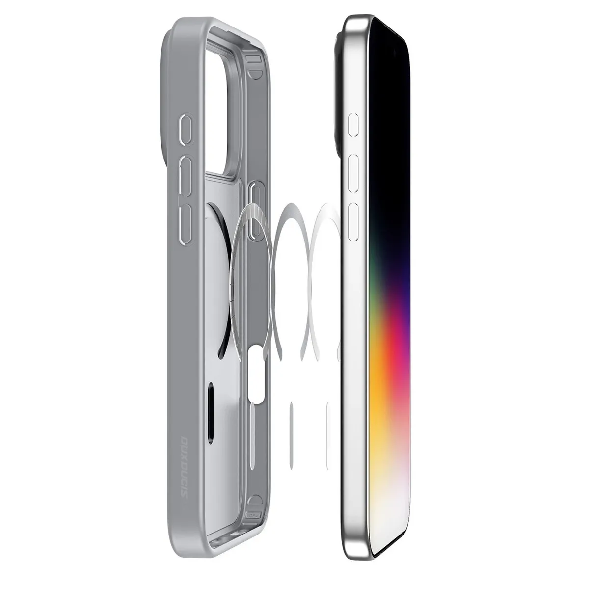DUX DUCIS case YIND compatible with MagSafe for IPHONE 17 PRO MAX (Open Ring) grey - Image 6