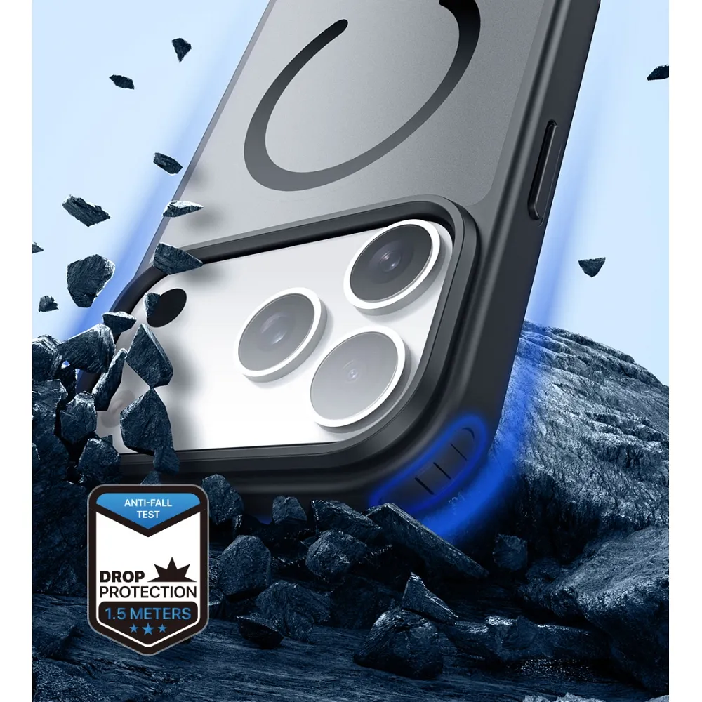 DUX DUCIS case YIND compatible with MagSafe for iPhone 18 Pro Max / 17 Pro Max (Open Ring Version) black - Image 2