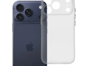 Case for iPhone 17 Pro / 18 Pro (low camera edge) Ultrathin Matt transparent