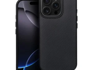 Case for iPhone 16 PRO Carbon Elite Mag Cover compatible with MagSafe black