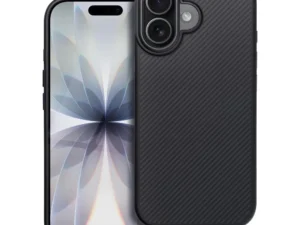 Case for iPhone 17 Carbon Elite Mag Cover compatible with MagSafe black