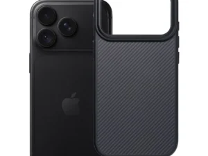 Case for iPhone 18 Pro / 17 Pro Carbon Elite Mag Cover compatible with MagSafe black