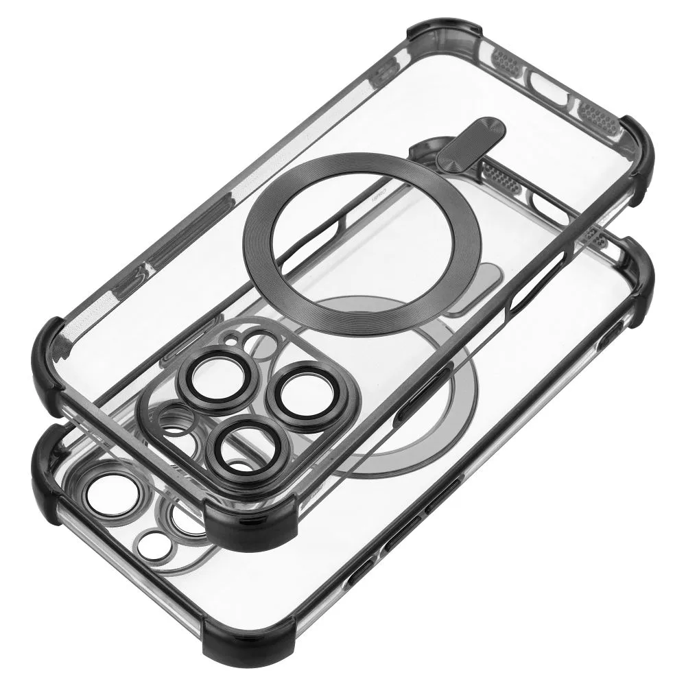 Case for iPhone 17 AIR Antishock Electro compatible with MagSafe black - Image 2
