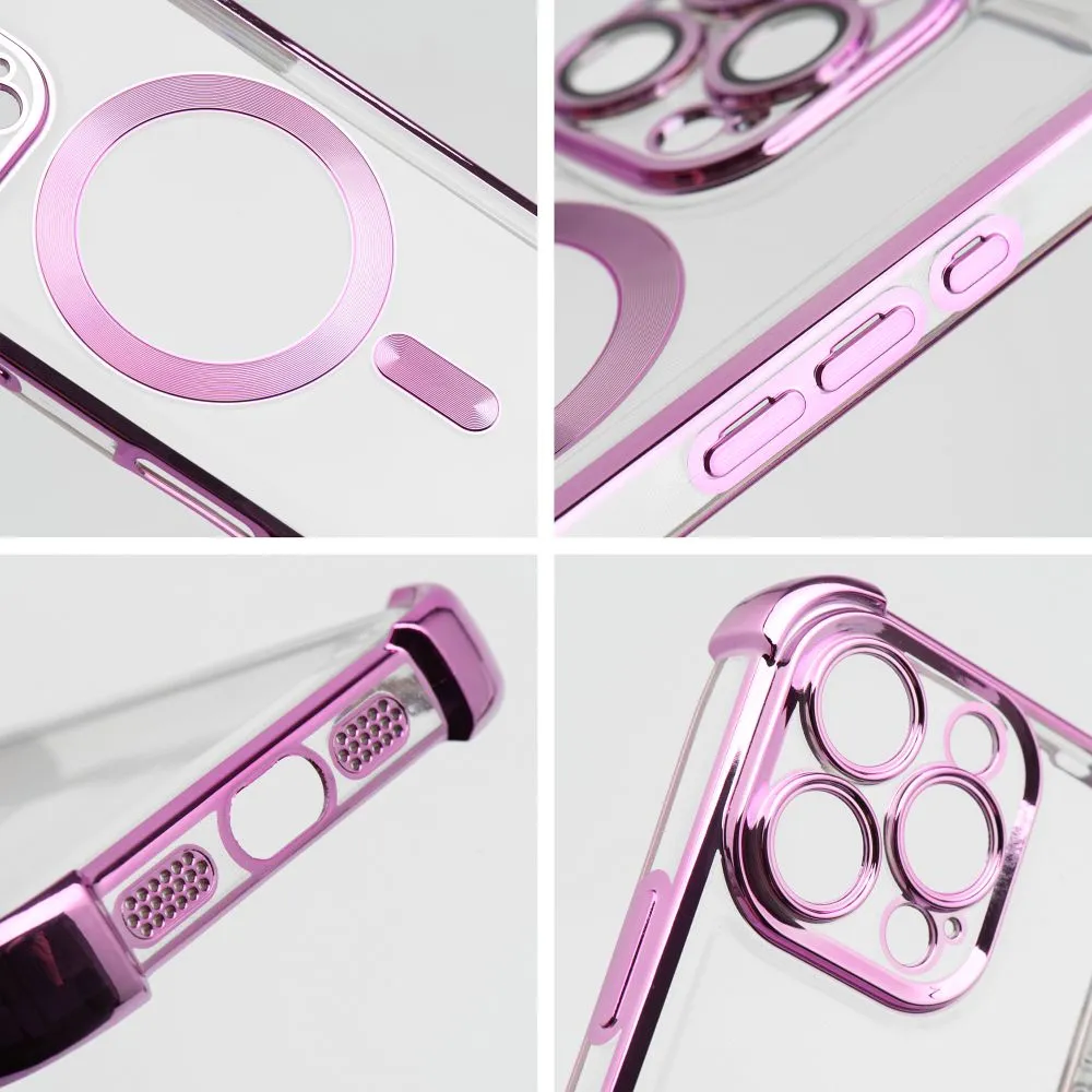 Case for iPhone 17 Pro Max / 18 Pro Max (low camera edge) Antishock Electro compatible with MagSafe purple - Image 3