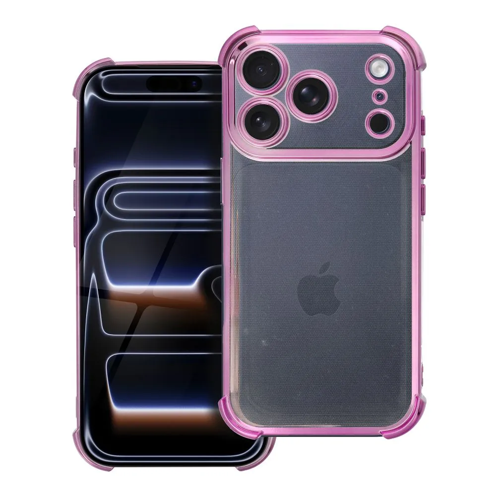 Case for iPhone 17 Pro / 18 Pro (low camera edge) Antishock Electro purple