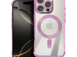Case for iPhone 17 Pro / 18 Pro (low camera edge) Antishock Electro compatible with MagSafe purple