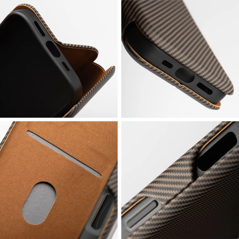 Flip case for Samsung S25 PLUS Folio Side Magnet brown - Image 7