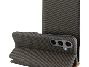 Flip case for Samsung S25 PLUS Folio Side Magnet brown