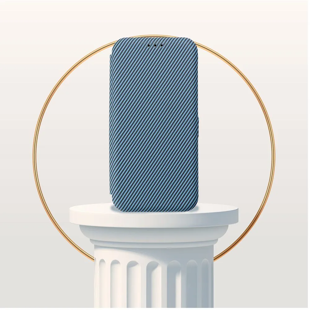Flip case for Samsung S25 PLUS Folio Side Magnet blue - Image 5