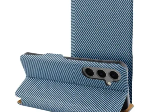 Flip case for Samsung S25 PLUS Folio Side Magnet blue