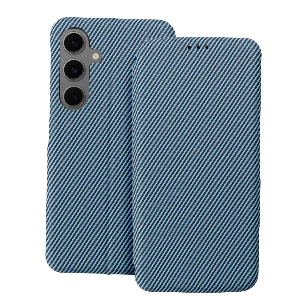 Flip case for Samsung S25 PLUS Folio Side Magnet blue - Image 2