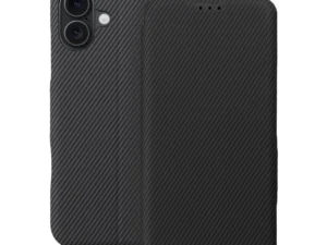Flip case for iPhone 16 PLUS Folio Side Magnet gray