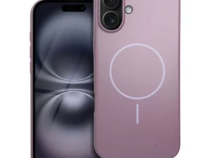 Case for iPhone 16 PLUS Glossy Mag Cover compatible with MagSafe purple
