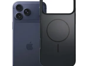 Case for iPhone 17 Pro Max / 18 Pro Max (low camera edge) Glossy Mag Cover compatible with MagSafe black