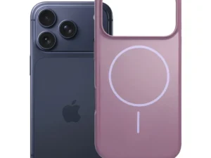 Case for iPhone 17 Pro / 18 Pro (low camera edge) Glossy Mag Cover compatible with MagSafe purple