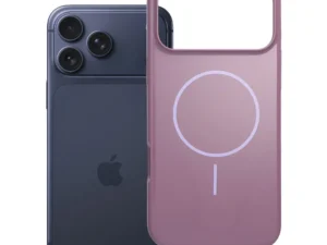Case for iPhone 17 Pro Max / 18 Pro Max (low camera edge) Glossy Mag Cover compatible with MagSafe purple