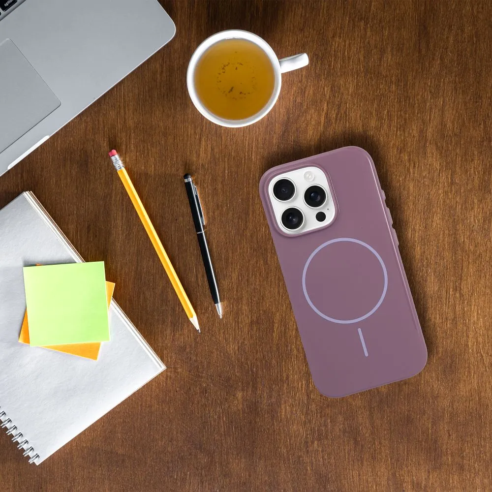 Case for iPhone 17 Pro Max / 18 Pro Max (low camera edge) Glossy Mag Cover compatible with MagSafe purple - Image 5