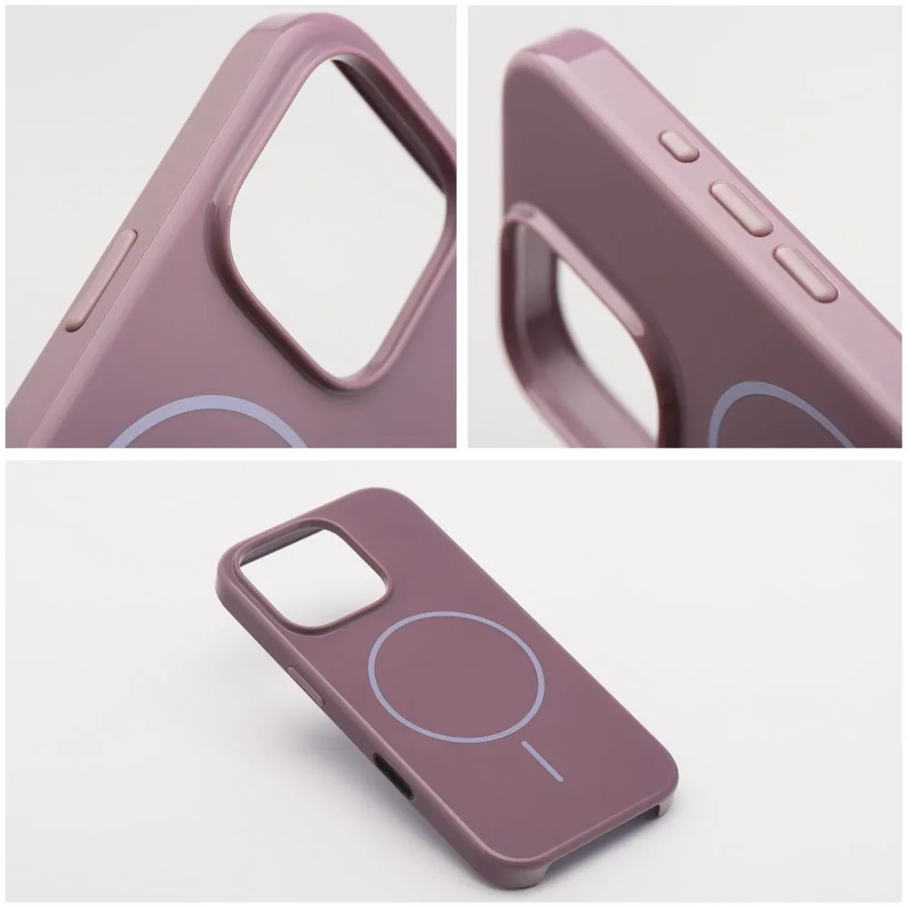 Case for iPhone 17 Pro Max / 18 Pro Max (low camera edge) Glossy Mag Cover compatible with MagSafe purple - Image 4
