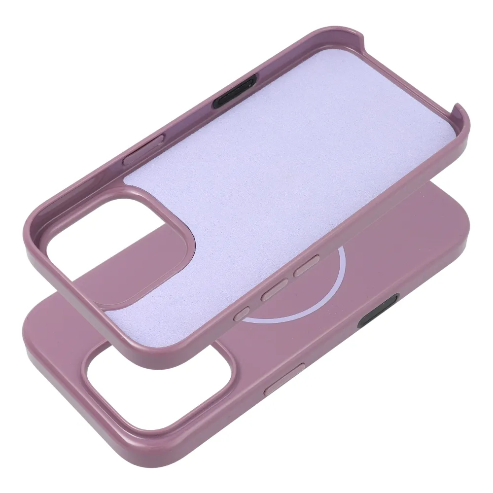 Case for iPhone 17 Pro Max / 18 Pro Max (low camera edge) Glossy Mag Cover compatible with MagSafe purple - Image 2