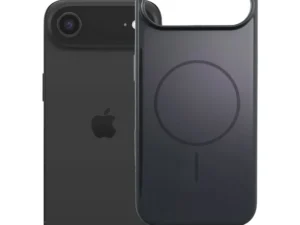 Case for iPhone 17 AIR Premium Glossy Mag Cover compatible with MagSafe and Camera Control button black