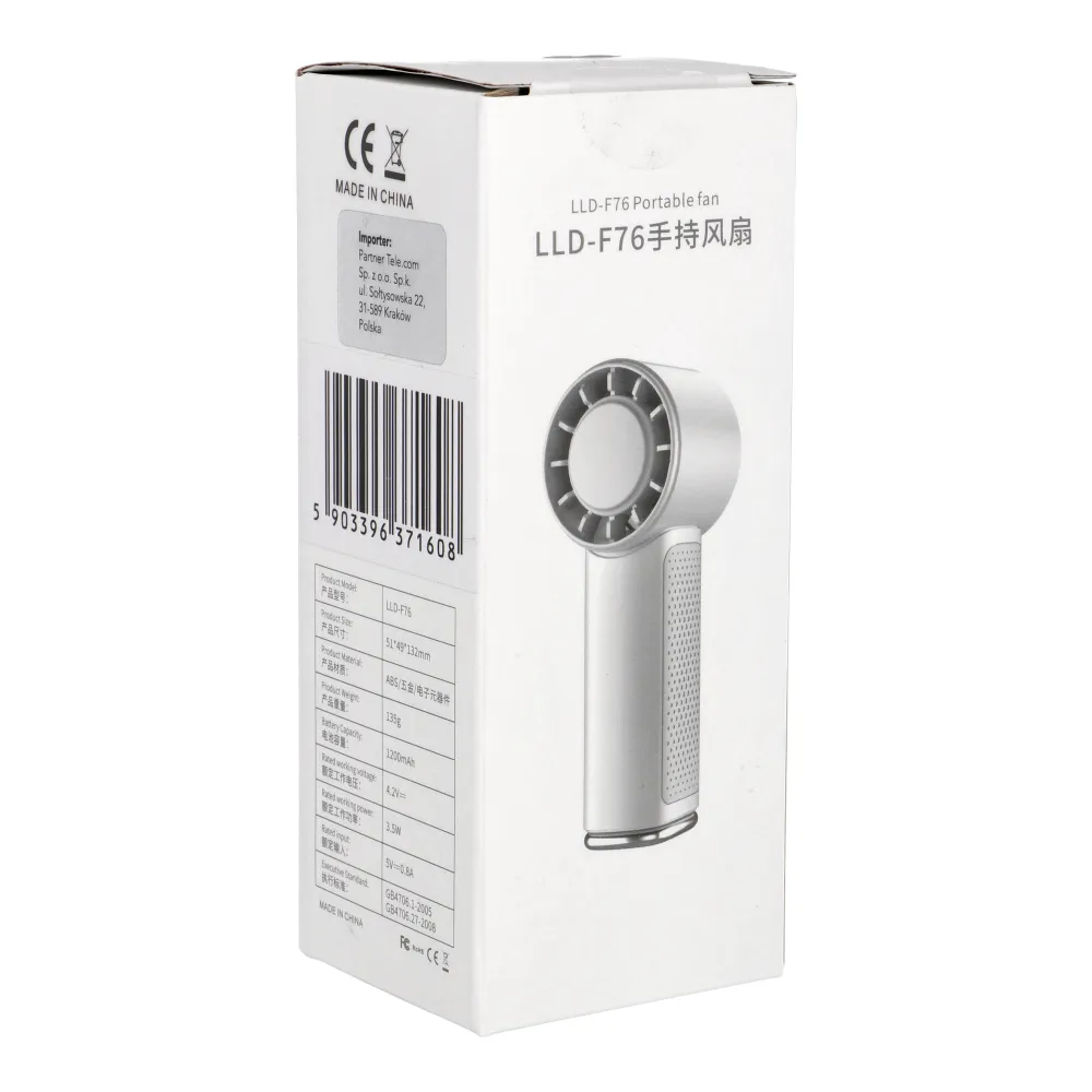Portable fan LLD-F76S white - Image 4