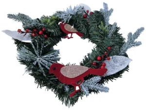 Christmas wreath decoration 30 cm RC-K-512 green