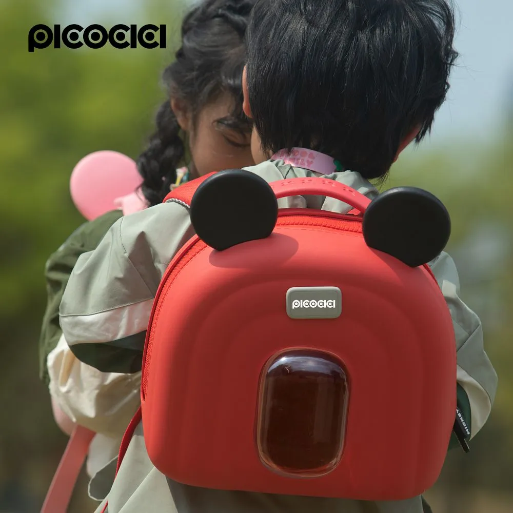Backpack for children Picocici small with ears K52 red - Image 2