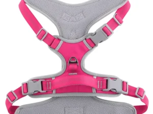 Dog harness OXFORD B size XL pink grey