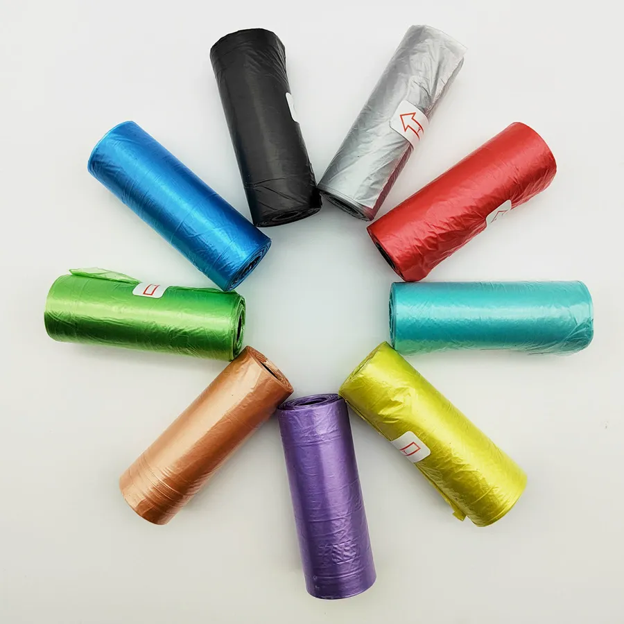 Plastic bags for dog excrement 10 rolls yellow - Image 2