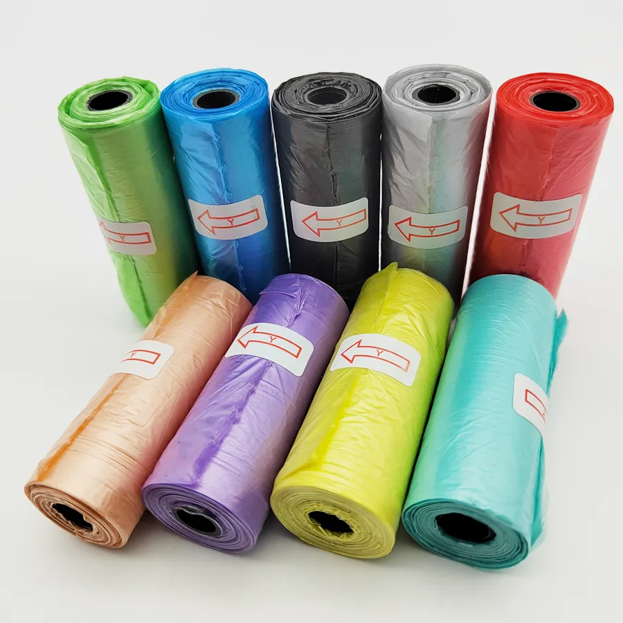 Plastic bags for dog excrement 10 rolls green - 2. kép