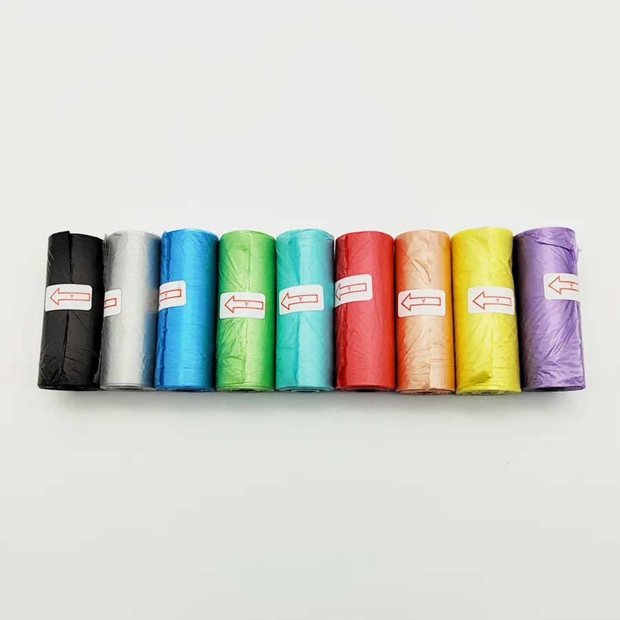 Plastic bags for dog excrement 10 rolls silver - Image 2
