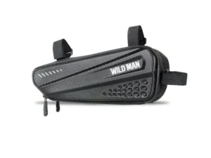 WILDMAN traveling bag under the bike frame with zipper 1,2L ES4 black