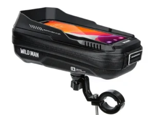 WILDMAN traveling bag for bike handlebars with zipper 0,5L (4 "- 7") XT3S black