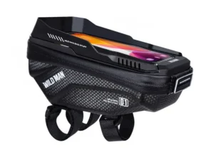 WILDMAN traveling bag for bike handlebars with zipper 1L (4 "- 7") XT1 black