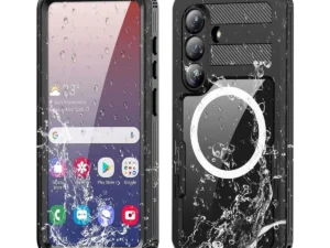 Case for Samsung S26 PLUS Waterproof Shellbox MARS with metal ring black