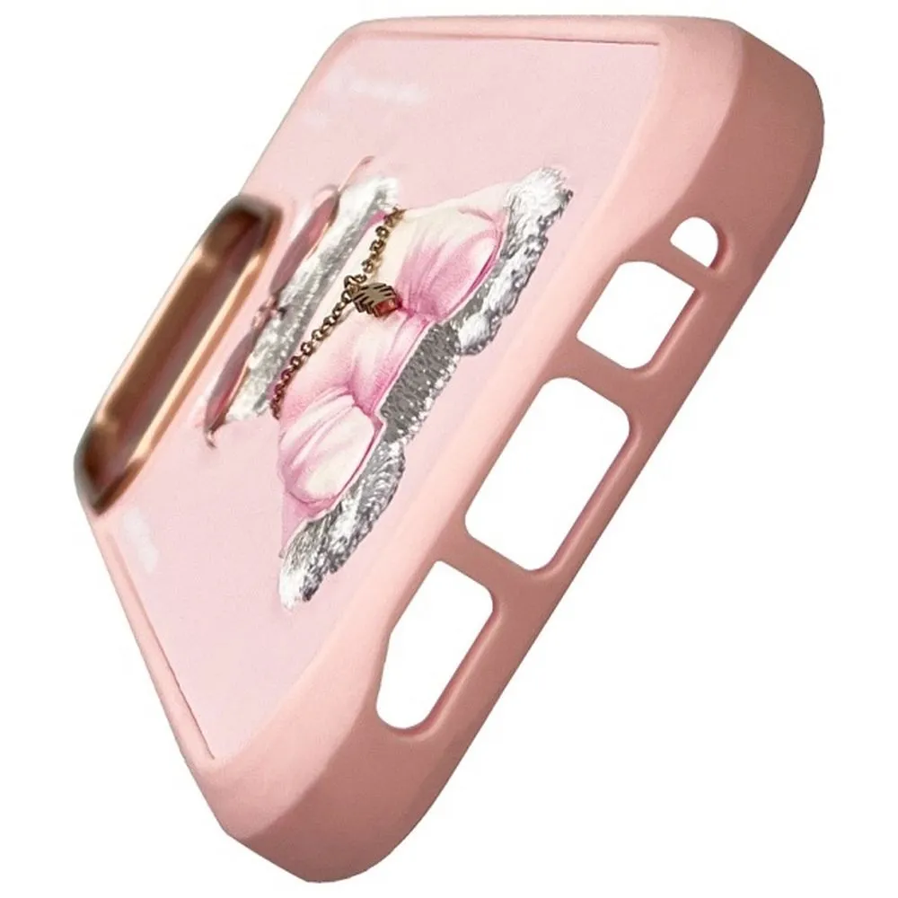 NIMMY case GLASSES COOL CAT for IPHONE 16 Pro pink - 6. kép