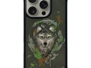 NIMMY case WOLF compatible with MagSafe for IPHONE 16 Pro Max dark gray