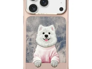 NIMMY case GENTLE PETS SERIES DOG compatible with MagSafe for IPHONE 17 PRO MAX pink